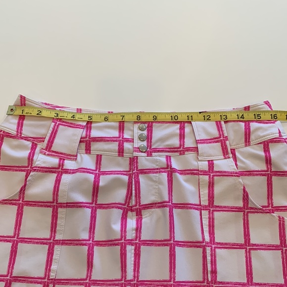Jofit Athletic Skirt with shorts underneath, White & Pink Skort, 6 - Picture 6 of 12